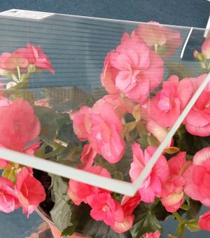 매우 명확한 플 로트 태양 유리