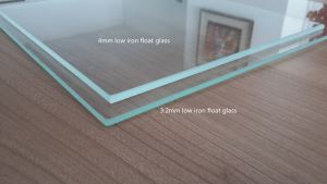 낮은 철 플 로트 유리