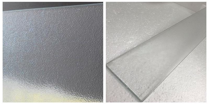 patterned glass blades