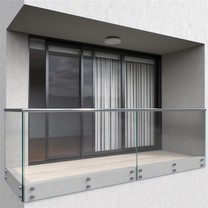 맞춤형 유리 난간