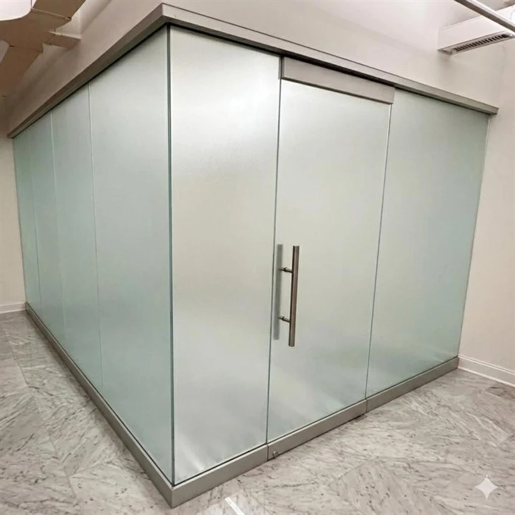 Tempered Glass Office Partitions factory