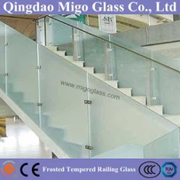 젖빛 유리 발코니 난간