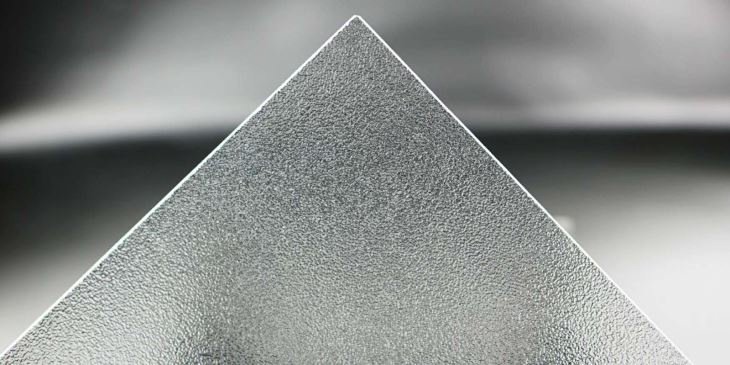 3.2mm Low Iron Patterned Glass With High Transmittance