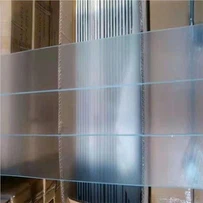 모호한 루버 유리 블레이드